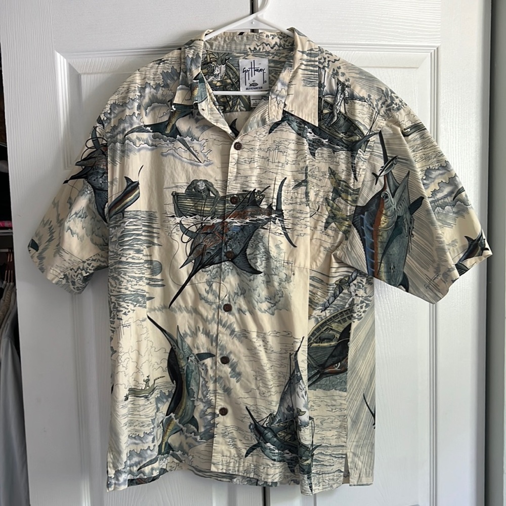 Men’s Guy Harvey Button Down size L